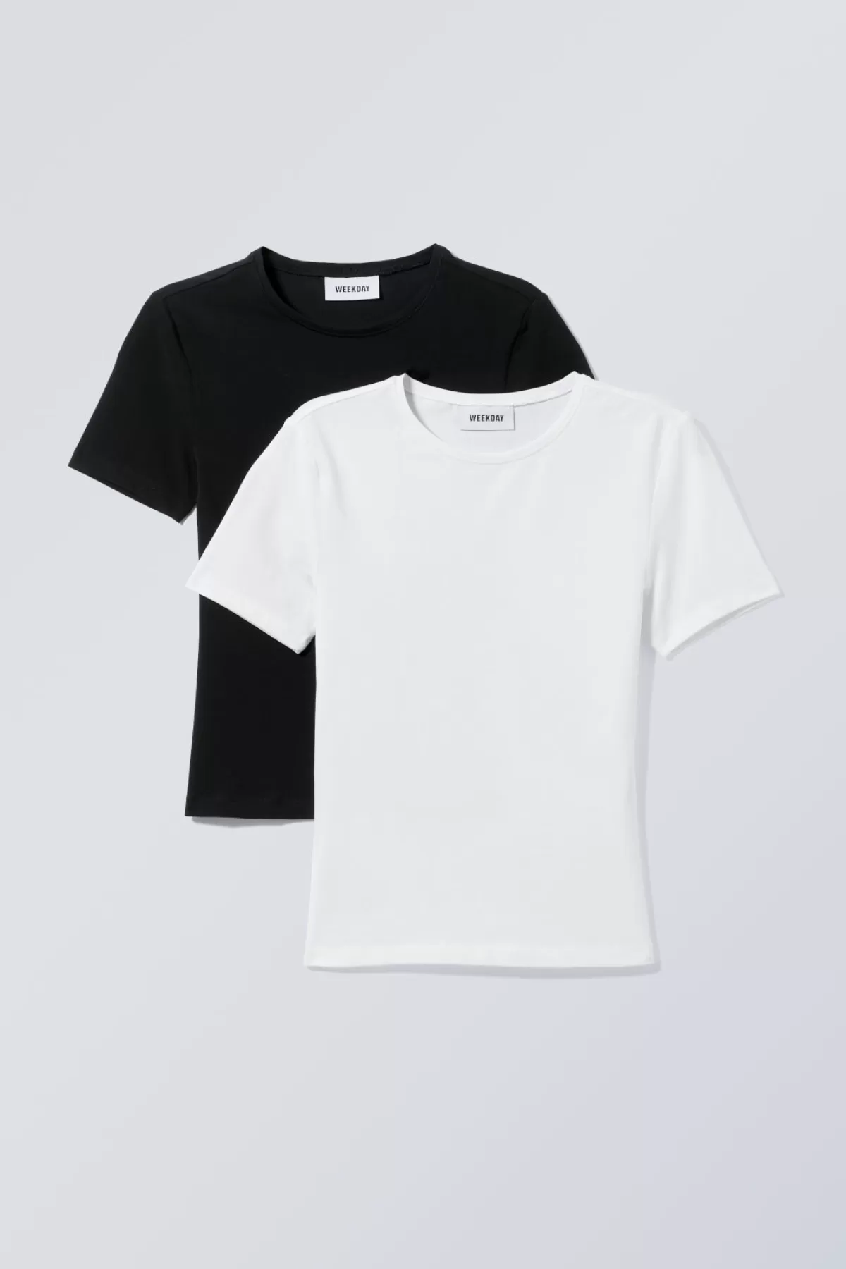 Weekday 2--shirt pack Slim Fitted T Best
