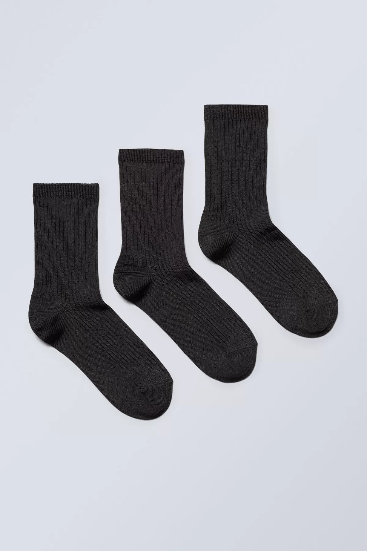 Weekday 3- pack Lova Shiny Socks Flash Sale