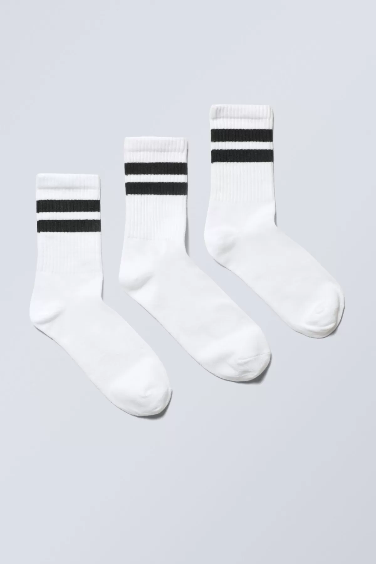 Weekday 3- pack Sport Striped Socks Hot