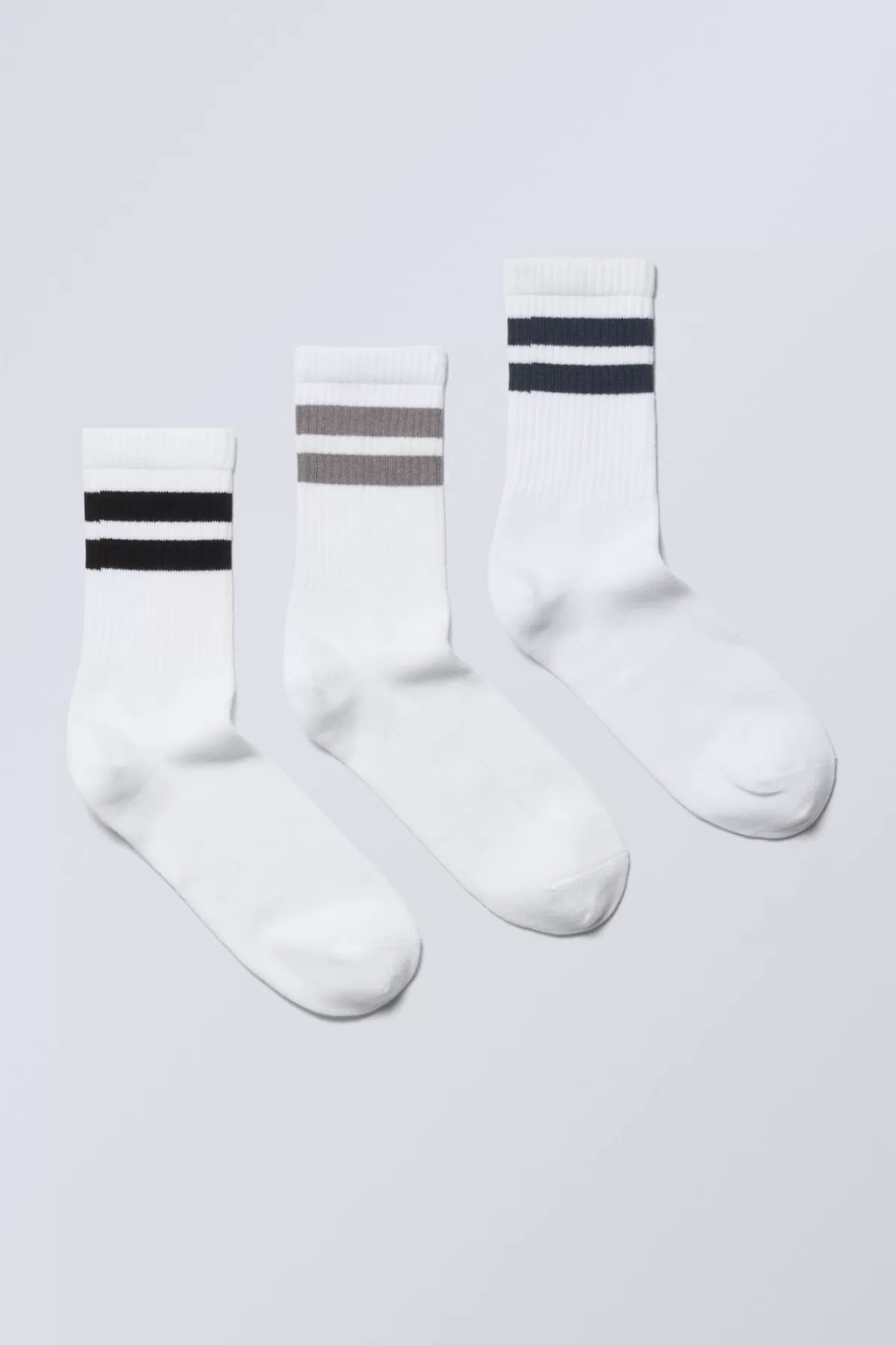 Weekday 3- pack Striped Sport Socks Sale