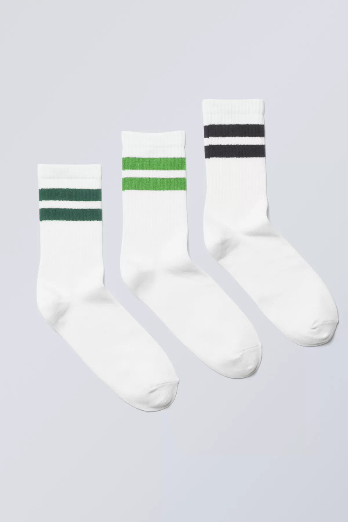 Weekday 3- pack Striped Sport Socks Store