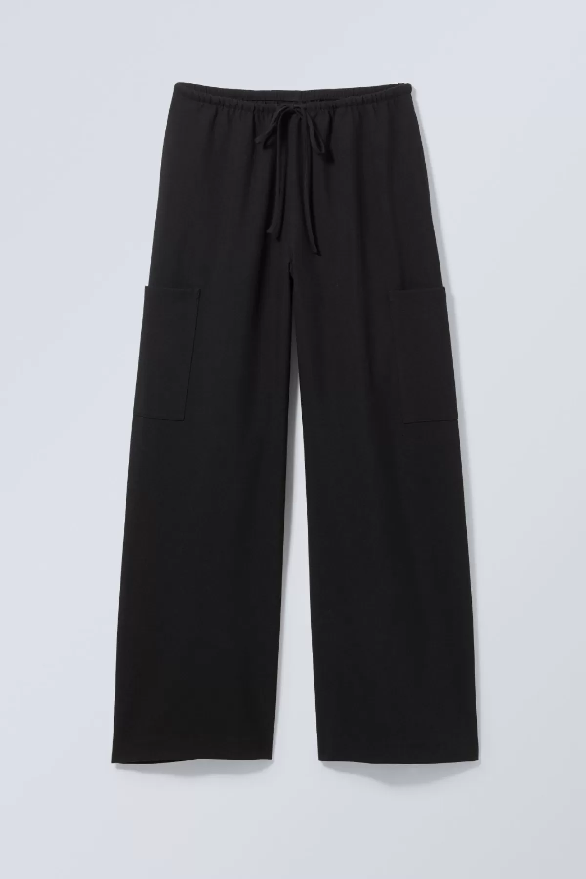 Weekday Adisa Suiting Cargo Trousers Black Cheap