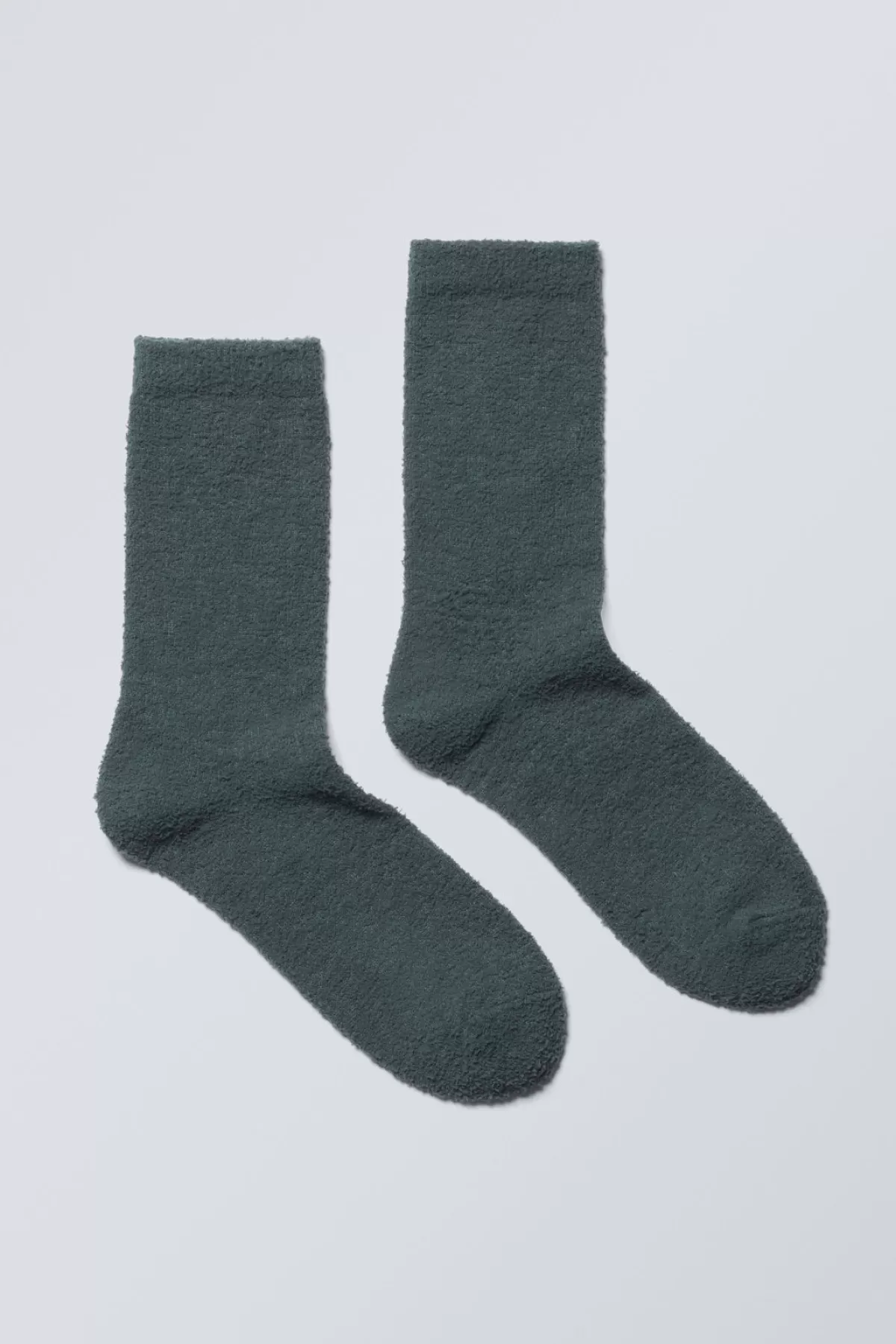 Weekday Cosy Socks Dark Turquoise New