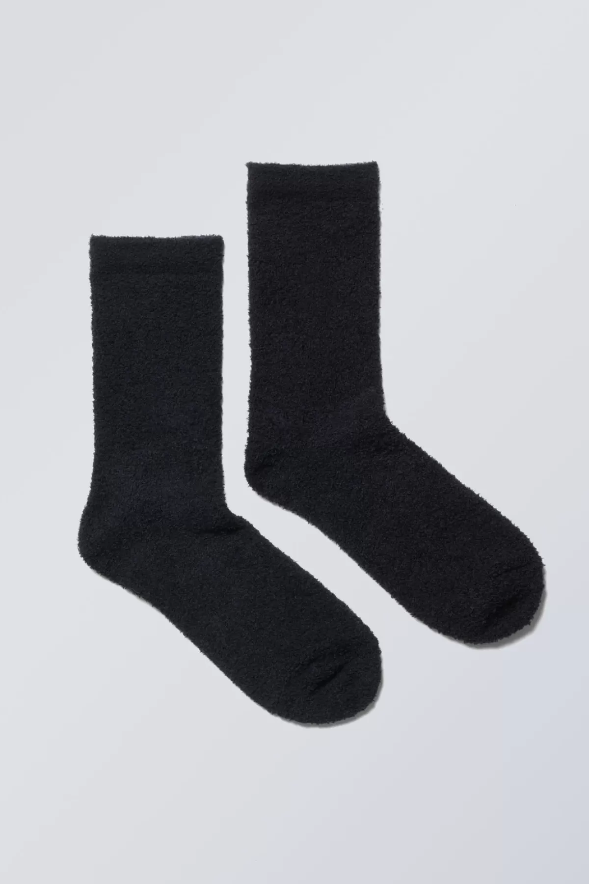 Weekday Cosy Socks Black Clearance