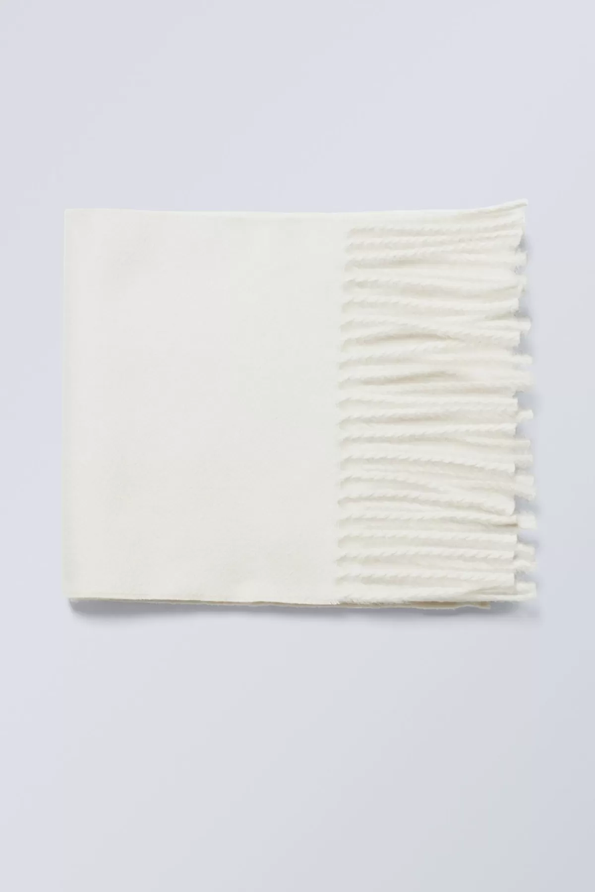 Weekday Essential Scarf Cream White Shop