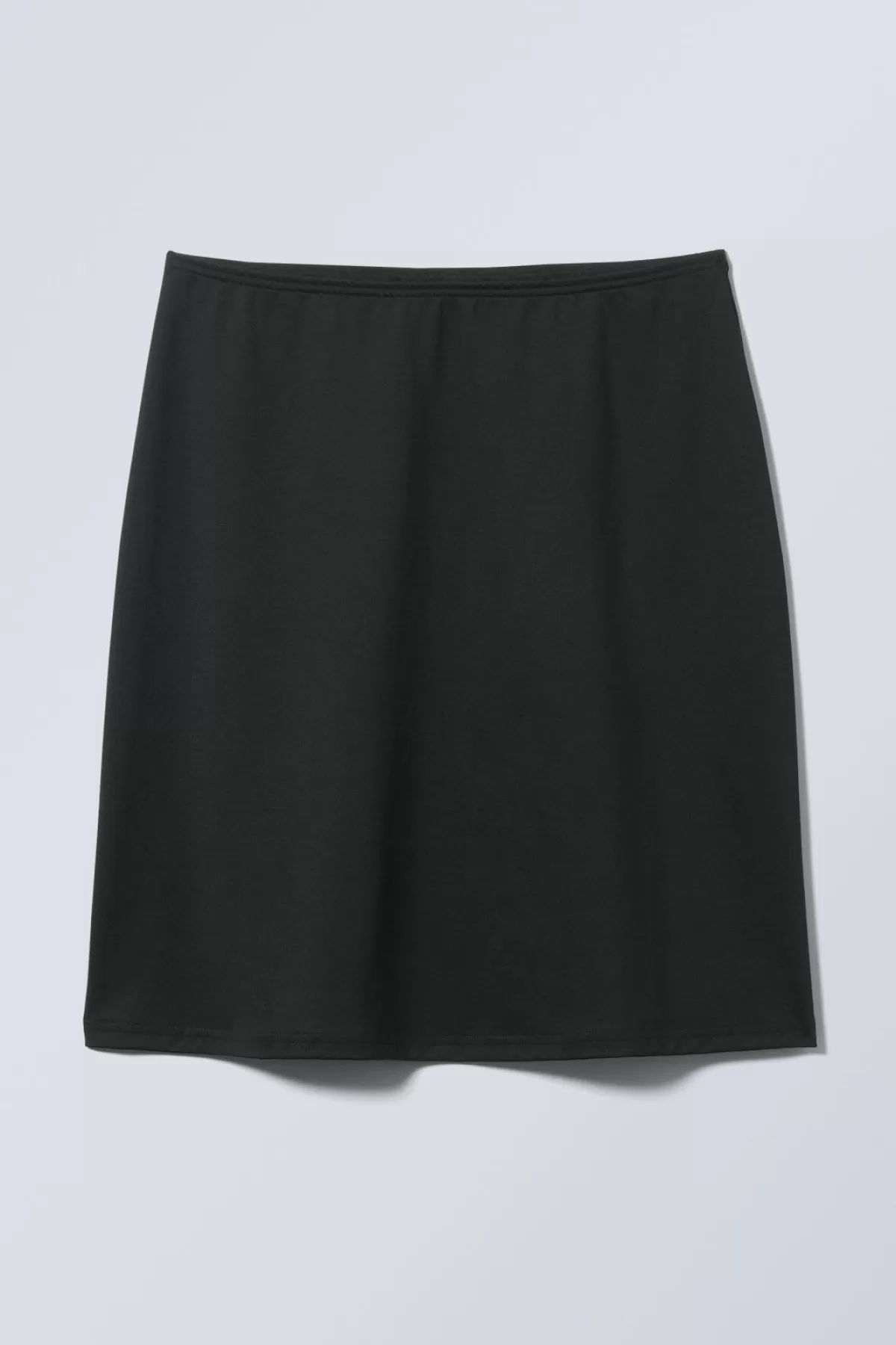 Weekday Fine Midi Skirt Black Clearance