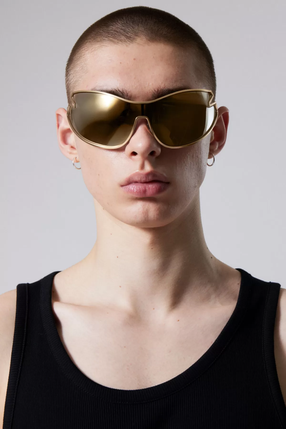 Weekday Fly Sunglasses Golden Hot