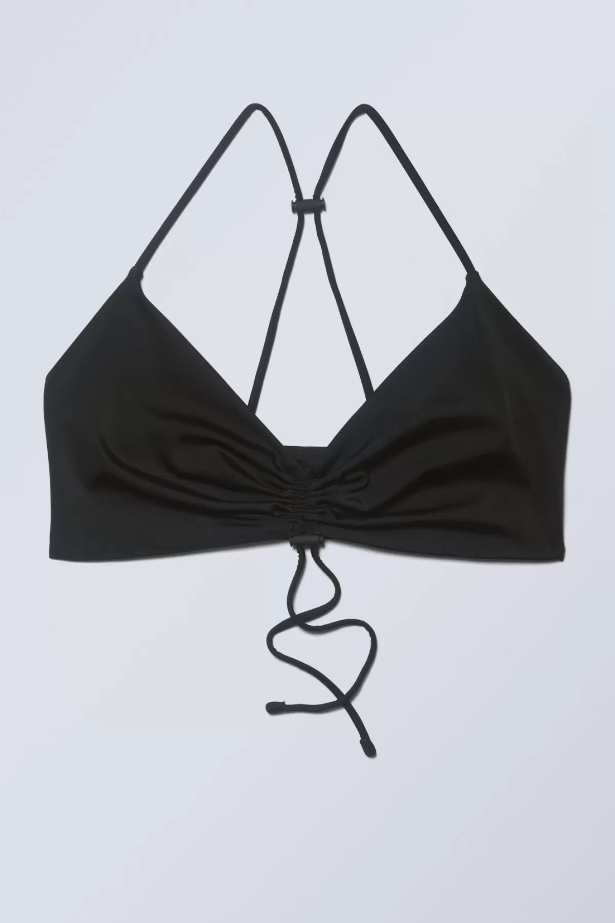 Weekday Gathered Bikini Top Black Shop