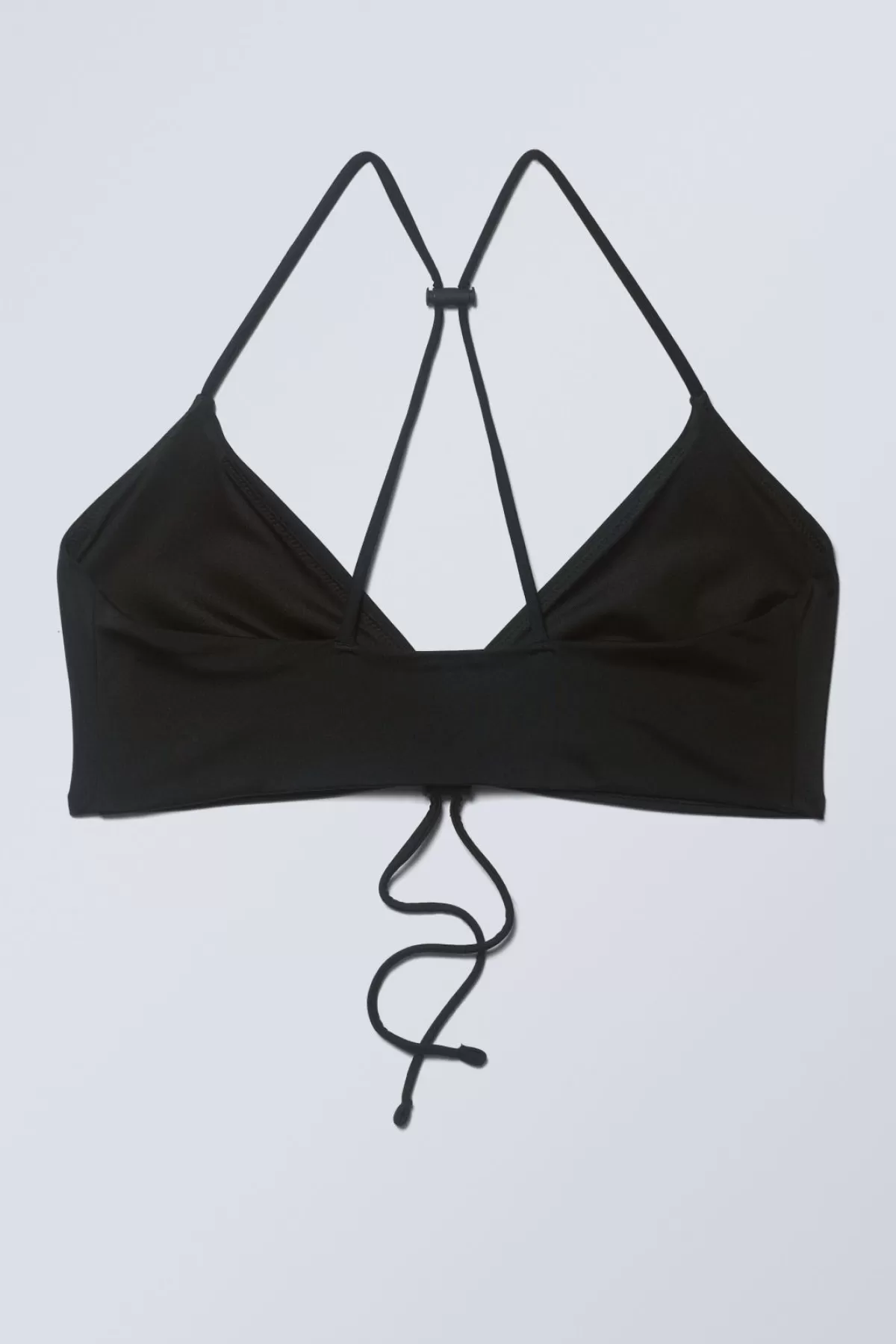 Weekday Gathered Bikini Top Black Shop