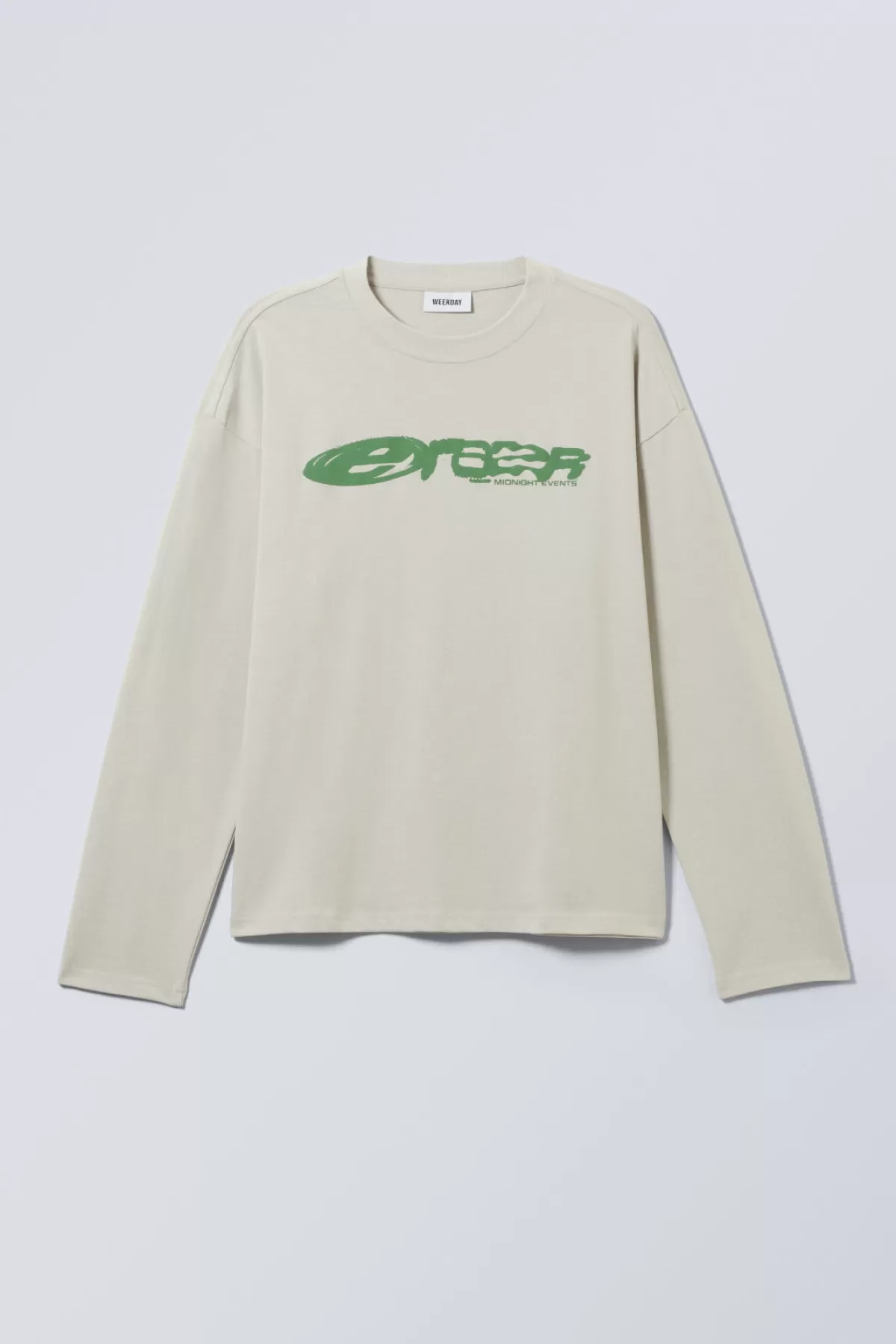 Weekday Great Boxy Graphic Long Sleeve T- shirt Shop