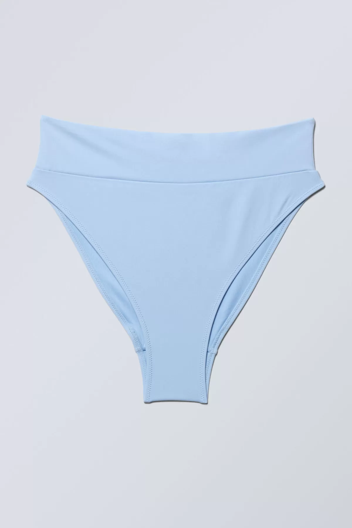 Weekday Heat High Waist Bikini Bottoms Light Blue Online