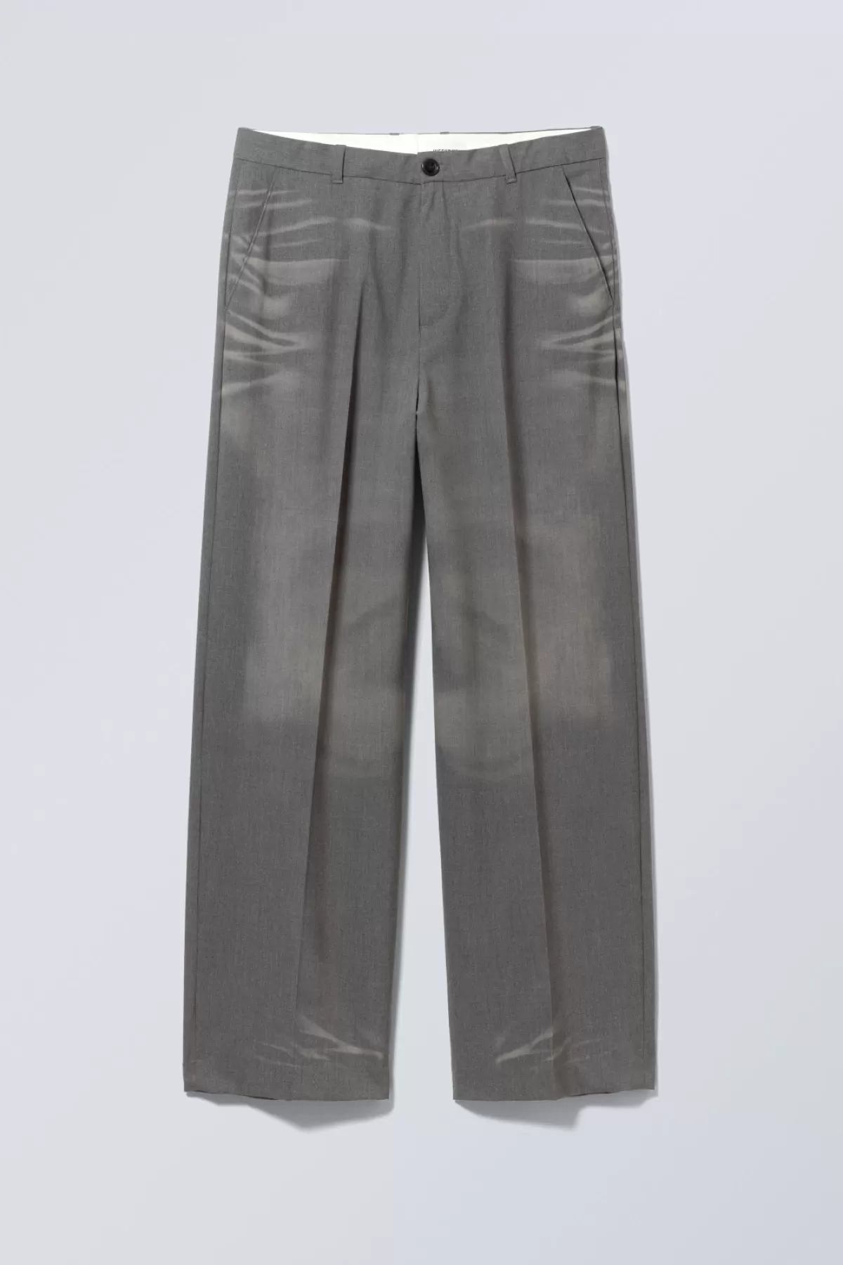 Weekday Loose Fit Suit Trousers Dusty Grey Store