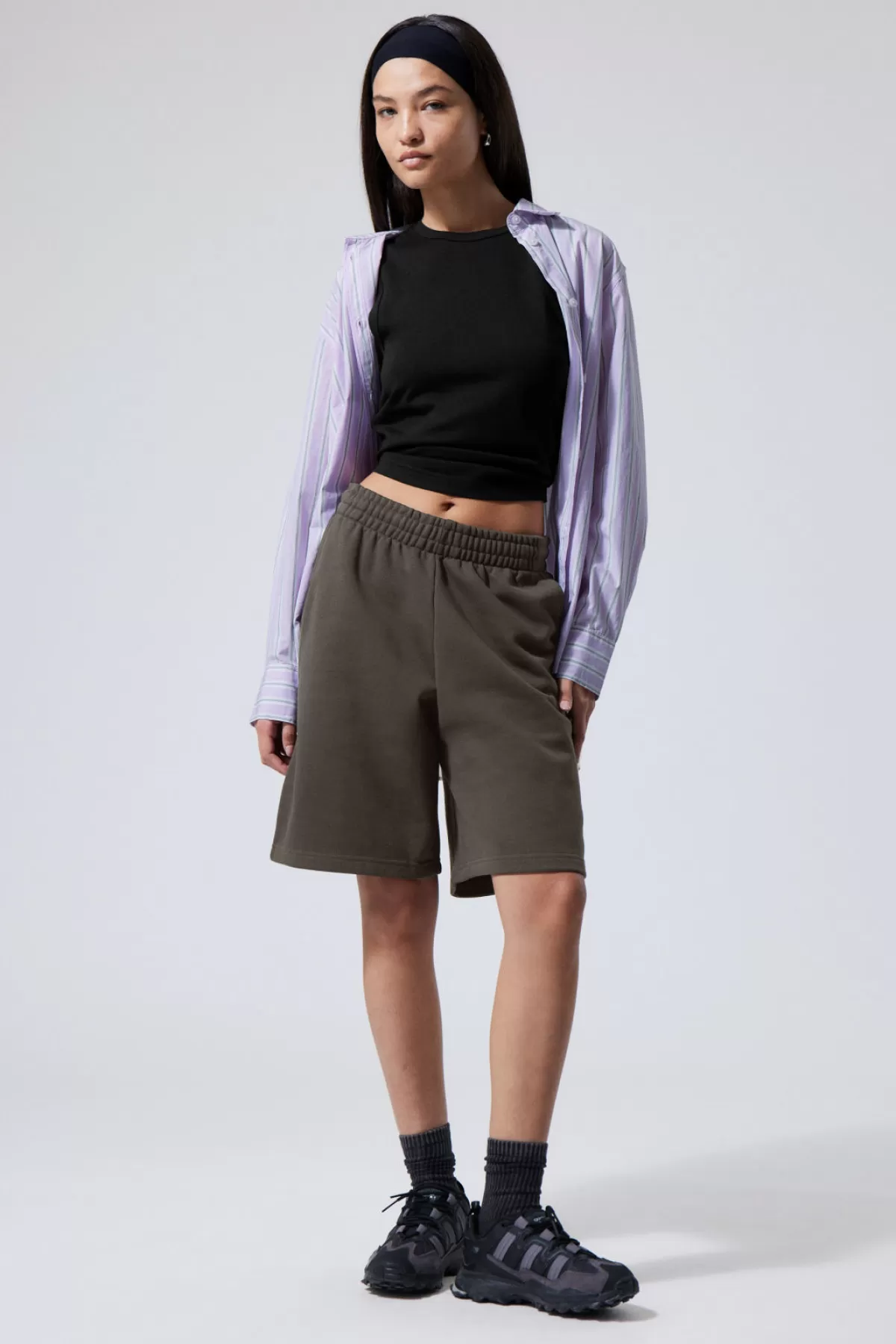 Weekday Loose Fit Terry Sweat- Shorts New