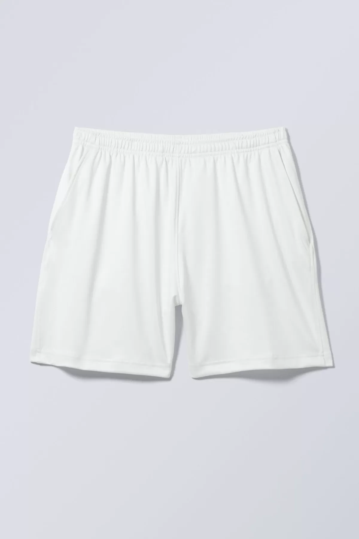 Weekday Loose Wide Track Shorts White Best