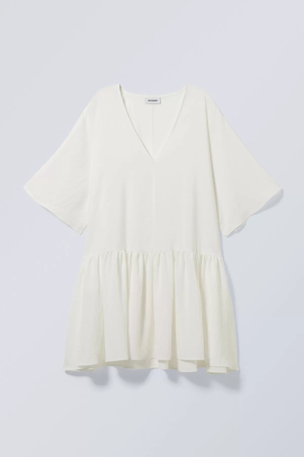 Weekday Minou Short Dress White Best Sale
