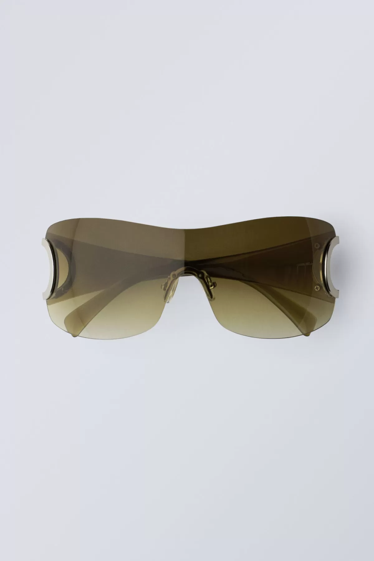 Weekday Motion Sunglasses Khaki Outlet