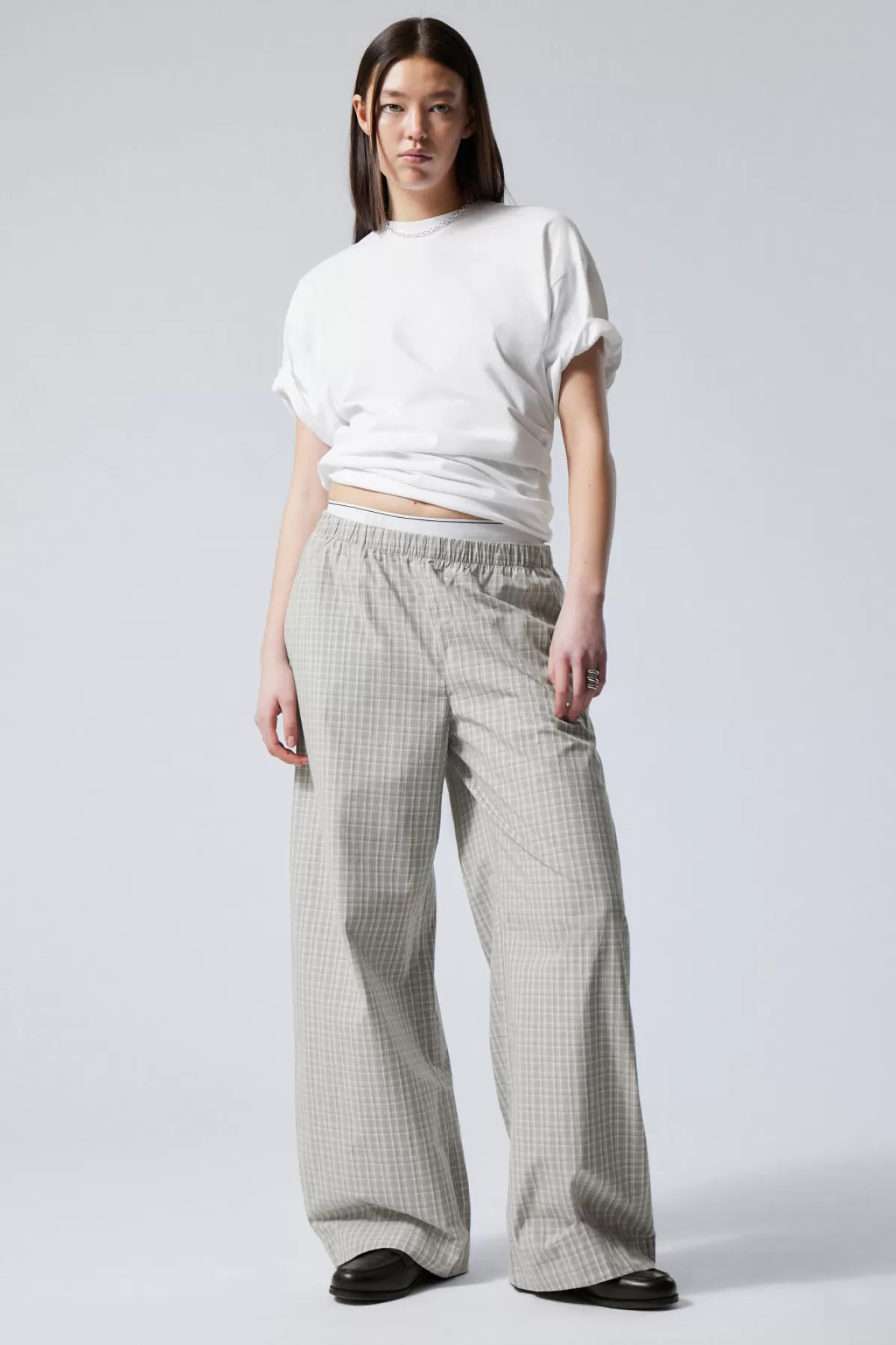 Weekday Relaxed Cotton PJ- Trousers Flash Sale