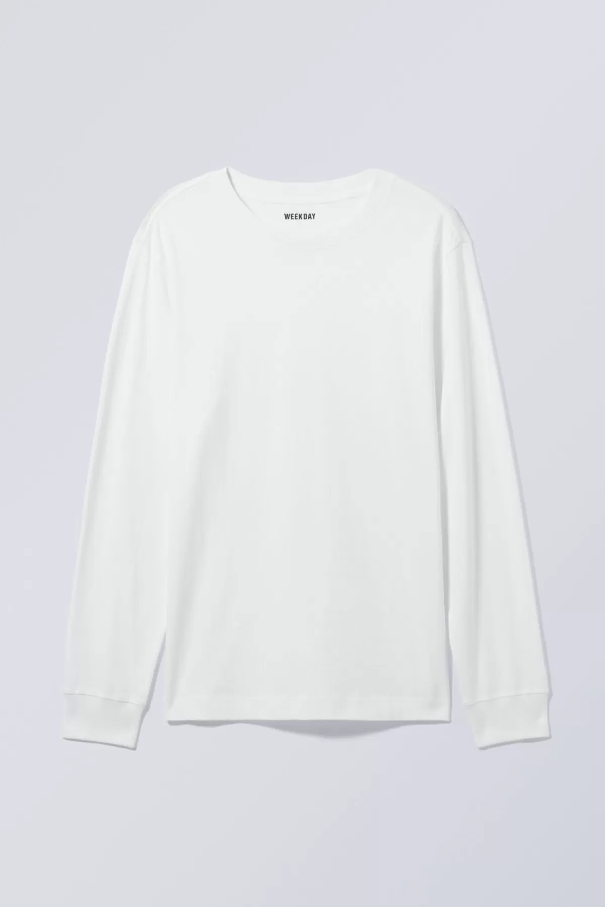 Weekday Relaxed Midweight Long Sleeve White Hot