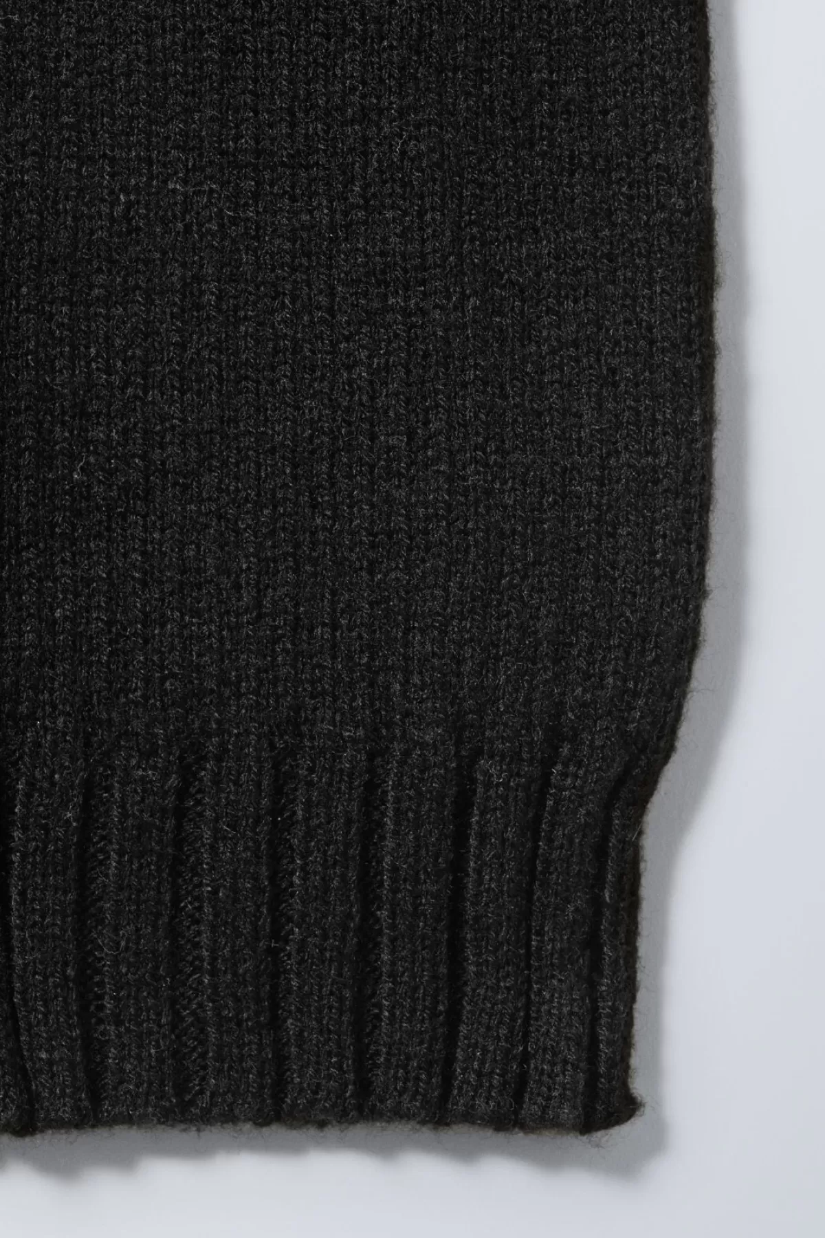 Weekday Rib Knit Leg Warmers Black Discount