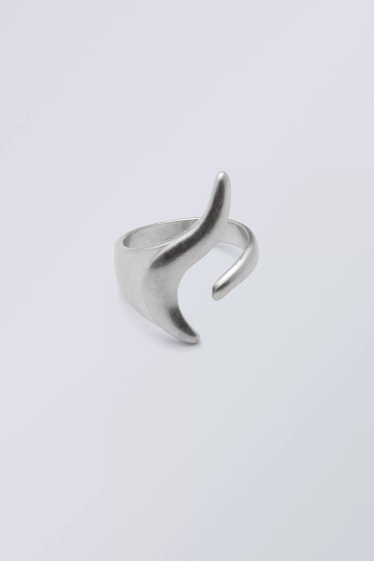 Weekday Sharp Ring Silver Flash Sale