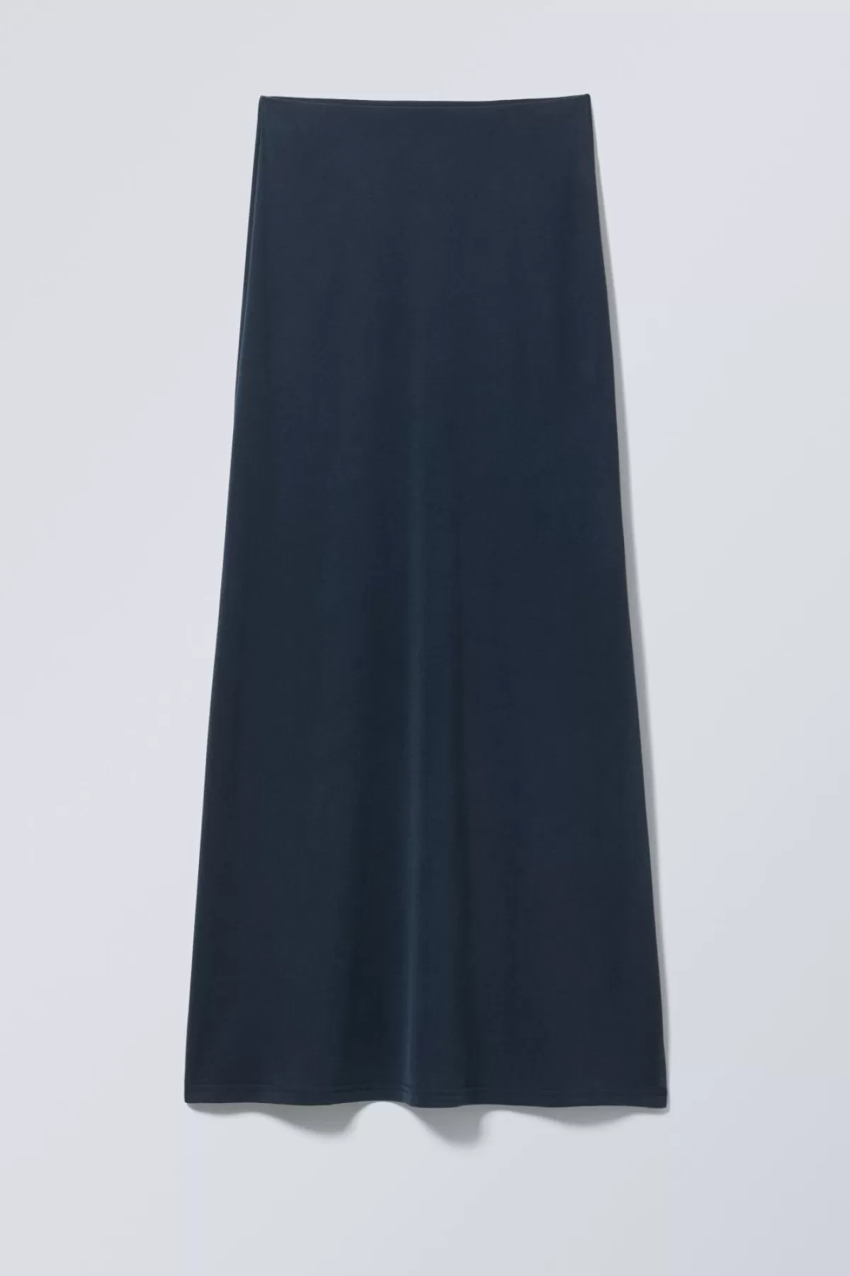 Weekday Signe Drapy Maxi Skirt Dark Blue Clearance