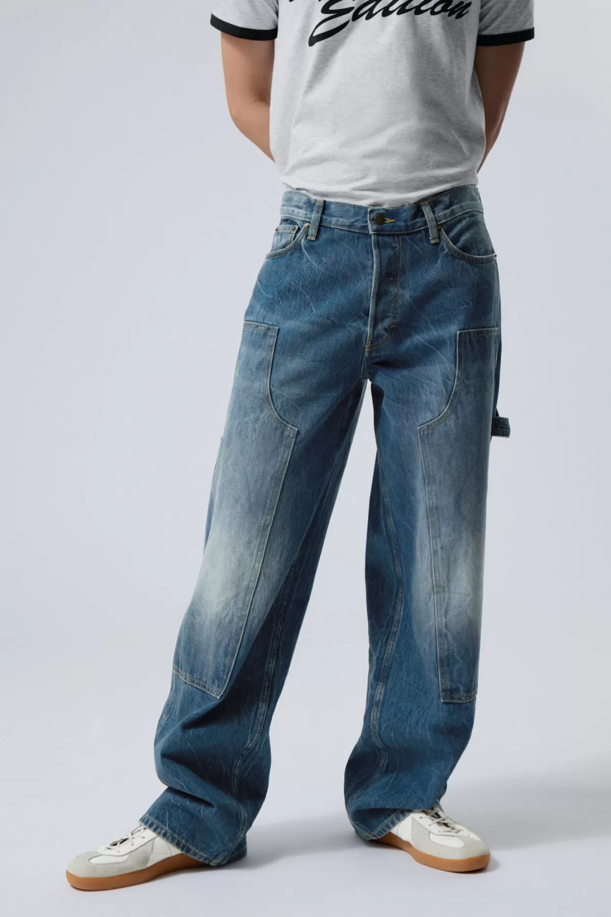 Weekday Sphere Relaxed Carpenter Jeans Blue Era Online