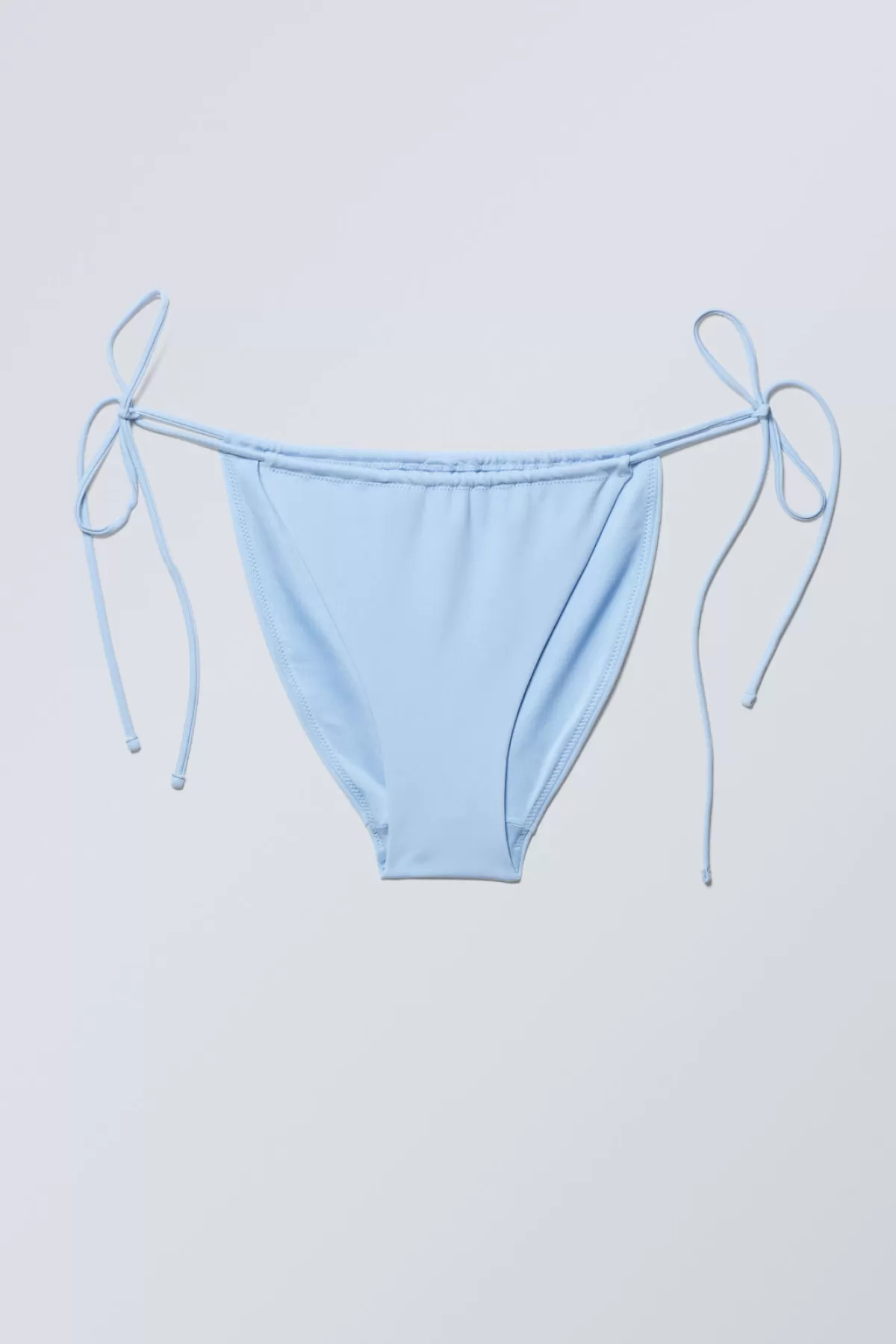 Weekday Strappy Tie Bikini Bottoms Light Blue Flash Sale