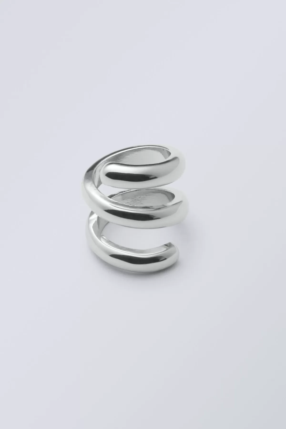 Weekday Swirly Ring Silver Hot
