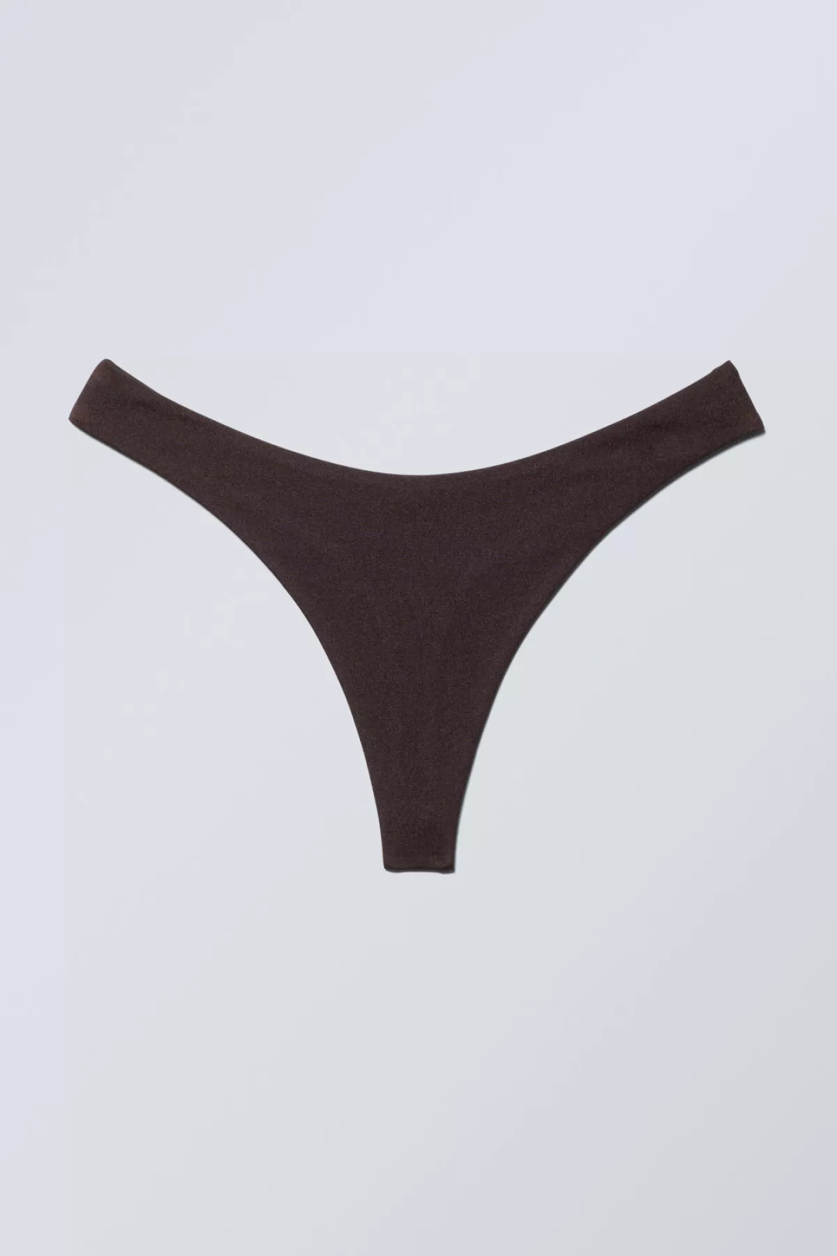 Weekday Thong Bikini Bottoms Dark Brown Flash Sale