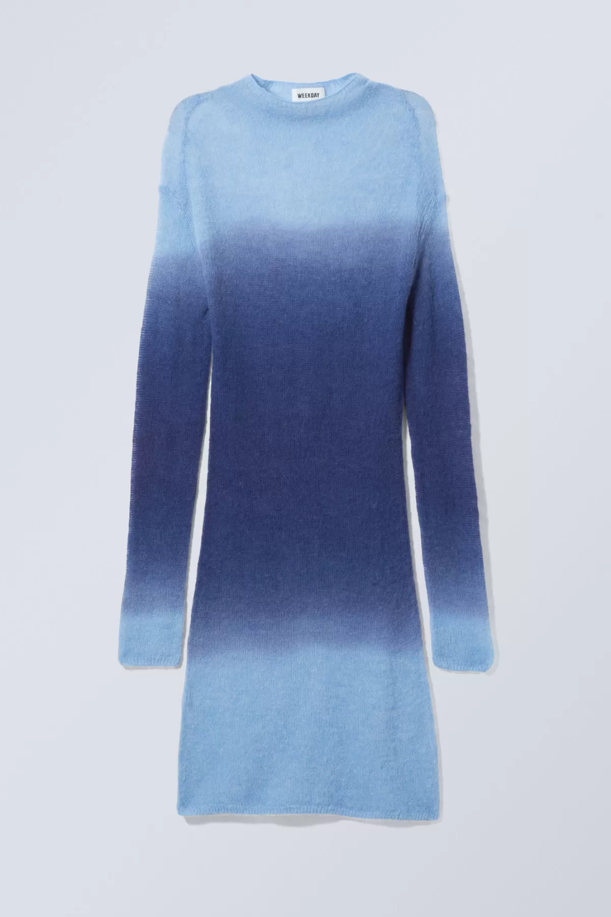Weekday Tini Knit Dress Blue Cheap