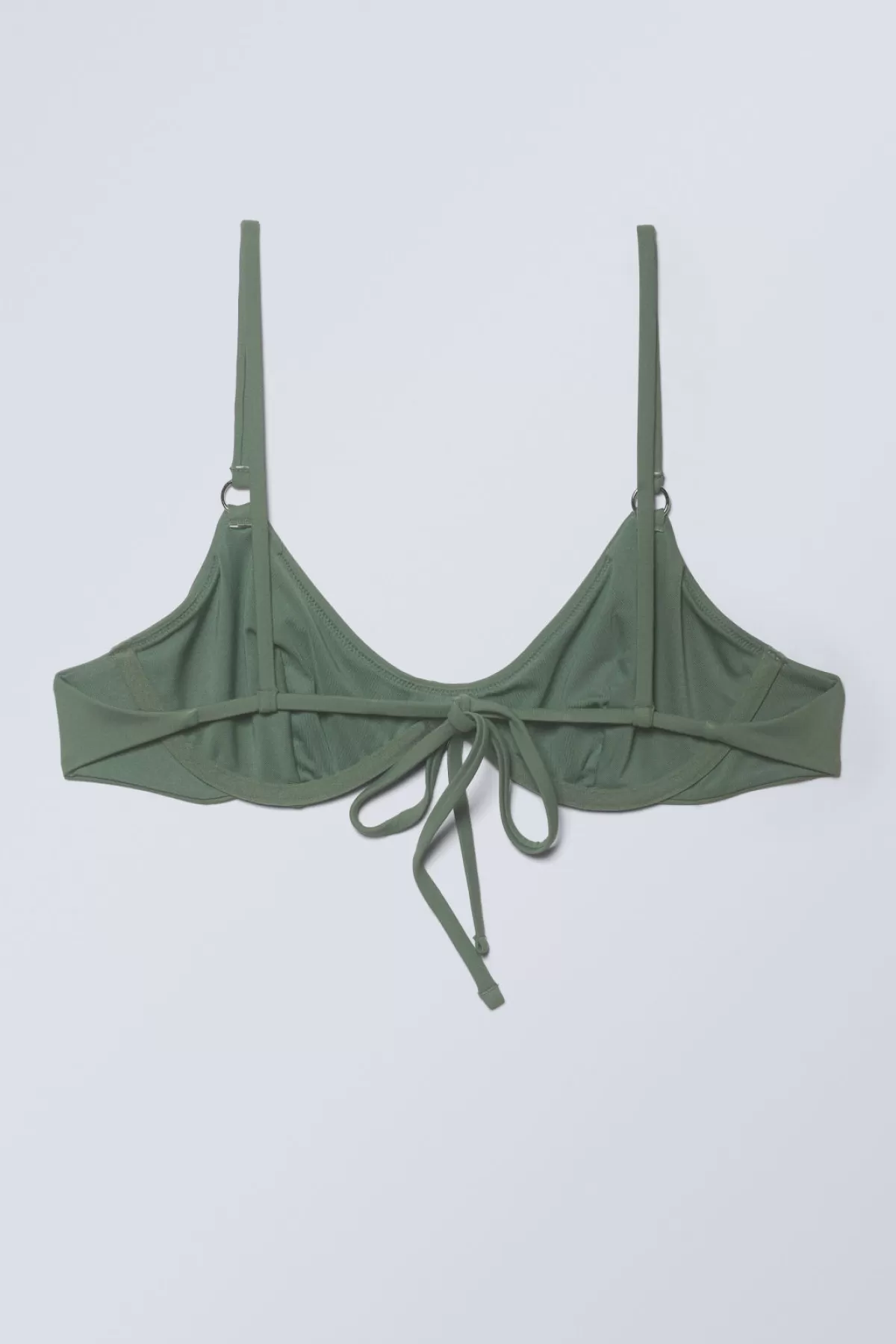 Weekday Wire Bikini Top Sage Green Flash Sale