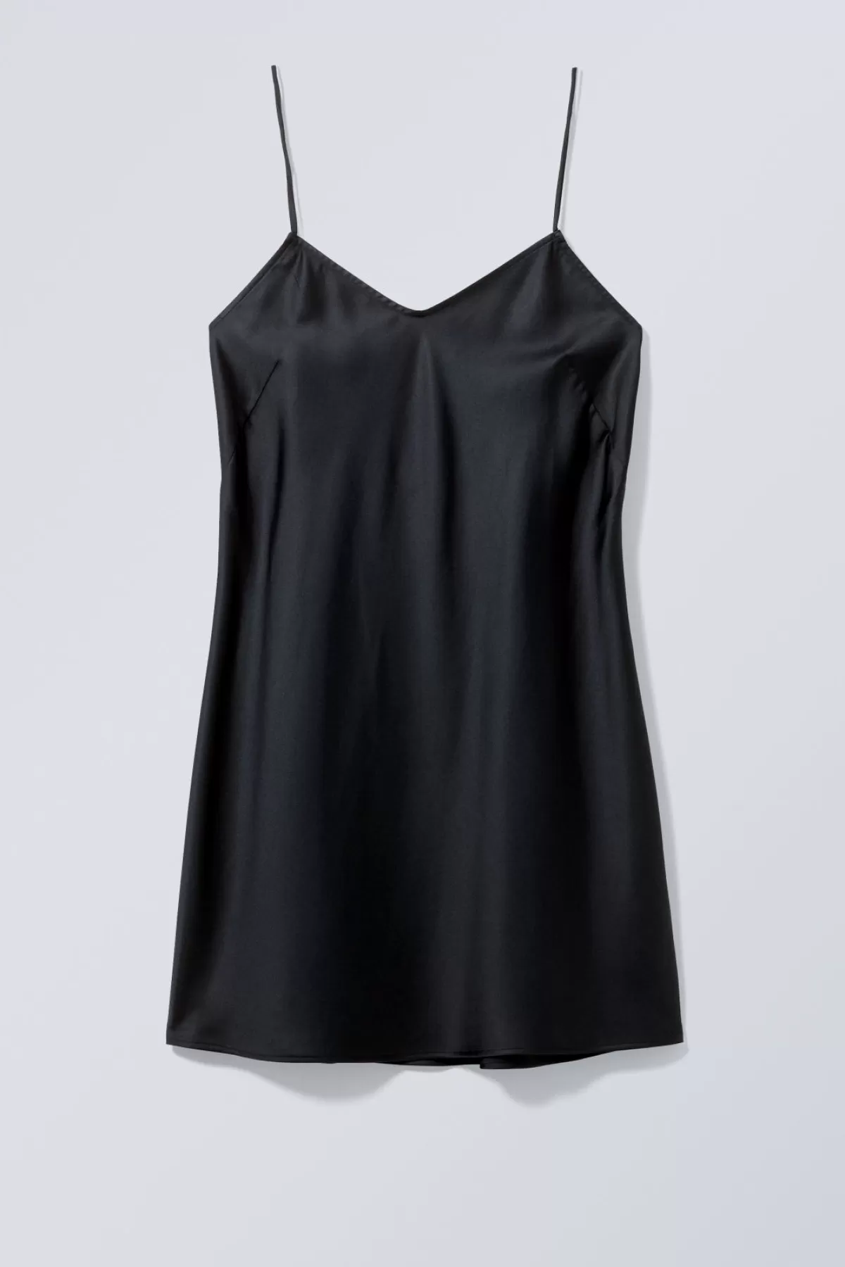Weekday Yui Mini Slip Dress Black Store